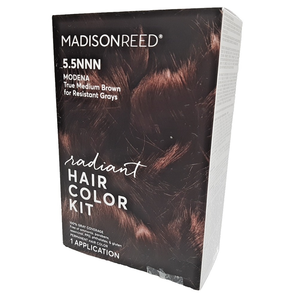Madison Reed Radiant Hair Color Kit 5.5NNN MODENA True Medium Brown 1 App.